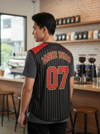 เสื้อกั๊กทีม JABEZ ลายด้านหลัง