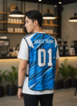 ออกแบบเสื้อกั๊ก รับผลิตเสื้อกั๊ก JABEZ ด้านหน้า