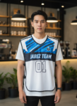 ออกแบบเสื้อกั๊ก รับผลิตเสื้อกั๊ก JABEZ ด้านหน้า