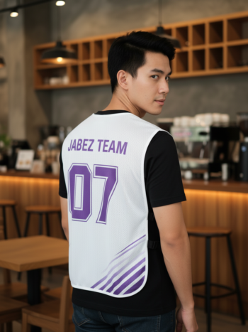 เสื้อกั๊กทีม JABEZ ลายด้านหลัง