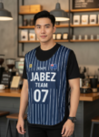 ออกแบบเสื้อกั๊ก รับผลิตเสื้อกั๊ก JABEZ ด้านหน้า