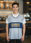 ออกแบบเสื้อกั๊ก รับผลิตเสื้อกั๊ก JABEZ ด้านหน้า