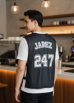 ออกแบบเสื้อกั๊ก รับผลิตเสื้อกั๊ก JABEZ ด้านหน้า