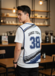 ออกแบบเสื้อกั๊ก รับผลิตเสื้อกั๊ก JABEZ ด้านหน้า