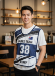 ออกแบบเสื้อกั๊ก รับผลิตเสื้อกั๊ก JABEZ ด้านหน้า