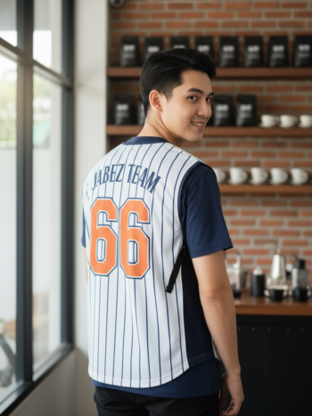 เสื้อกั๊กทีม JABEZ ลายด้านหลัง