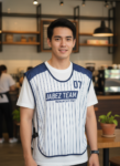 ออกแบบเสื้อกั๊ก รับผลิตเสื้อกั๊ก JABEZ ด้านหน้า