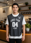 ออกแบบเสื้อกั๊ก รับผลิตเสื้อกั๊ก JABEZ ด้านหน้า
