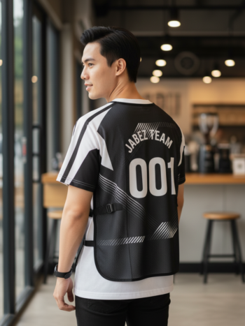 เสื้อกั๊กทีม JABEZ ลายด้านหลัง