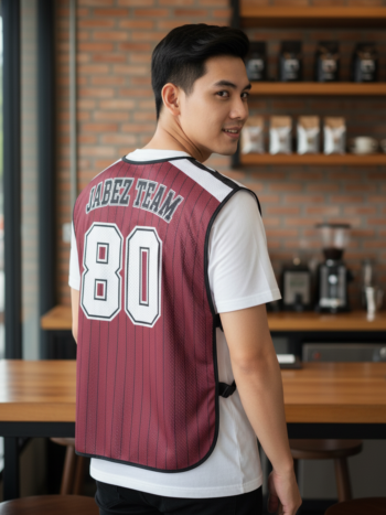 เสื้อกั๊กทีม JABEZ ลายด้านหลัง