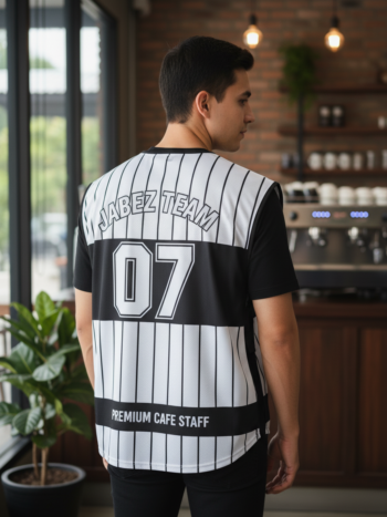 เสื้อกั๊กทีม JABEZ ลายด้านหลัง