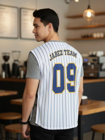 เสื้อกั๊กทีม JABEZ ลายด้านหลัง