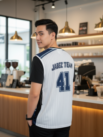 เสื้อกั๊กทีม JABEZ ลายด้านหลัง