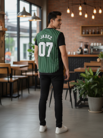 เสื้อกั๊กทีม JABEZ ลายด้านหลัง