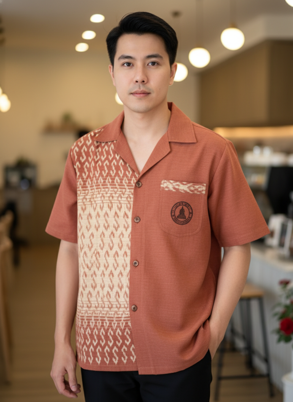 ออกแบบเสื้อทีมผ้าไทย รับผลิตเสื้อทีมผ้าไทย