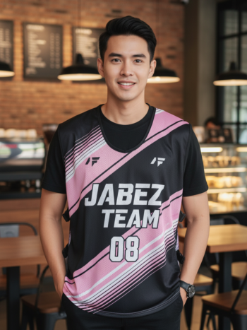 ออกแบบเสื้อกั๊ก รับผลิตเสื้อกั๊ก JABEZ ด้านหน้า