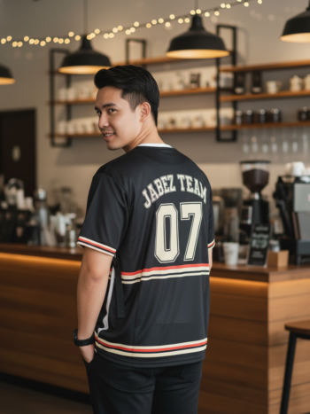 เสื้อกั๊กทีม JABEZ ลายด้านหลัง