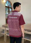 ออกแบบเสื้อทีมผ้าไทย รับผลิตเสื้อทีมผ้าไทย ทรงฮาวาย ด้านหน้า