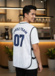 ออกแบบเสื้อกั๊ก รับผลิตเสื้อกั๊ก JABEZ ด้านหน้า