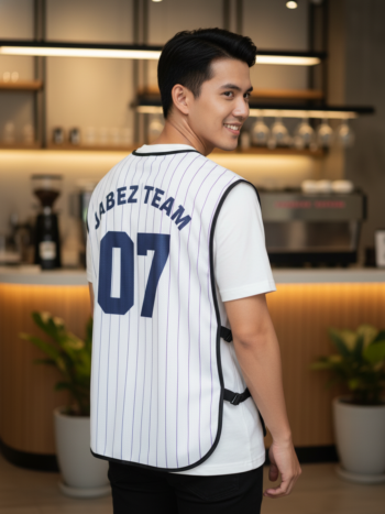 เสื้อกั๊กทีม JABEZ ลายด้านหลัง