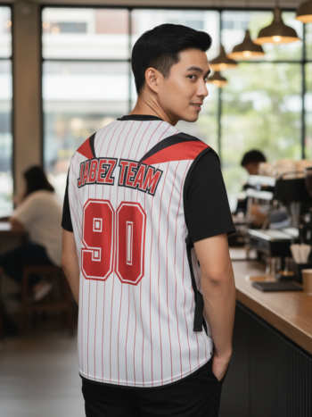 เสื้อกั๊กทีม JABEZ ลายด้านหลัง