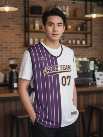 ออกแบบเสื้อกั๊ก รับผลิตเสื้อกั๊ก JABEZ ด้านหน้า