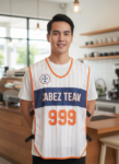 ออกแบบเสื้อกั๊ก รับผลิตเสื้อกั๊ก JABEZ ด้านหน้า