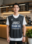 ออกแบบเสื้อกั๊ก รับผลิตเสื้อกั๊ก JABEZ ด้านหน้า