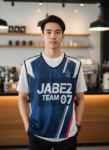 ออกแบบเสื้อกั๊ก รับผลิตเสื้อกั๊ก JABEZ ด้านหน้า