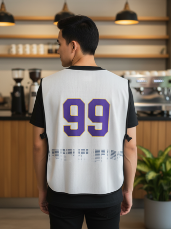 เสื้อกั๊กทีม JABEZ ลายด้านหลัง