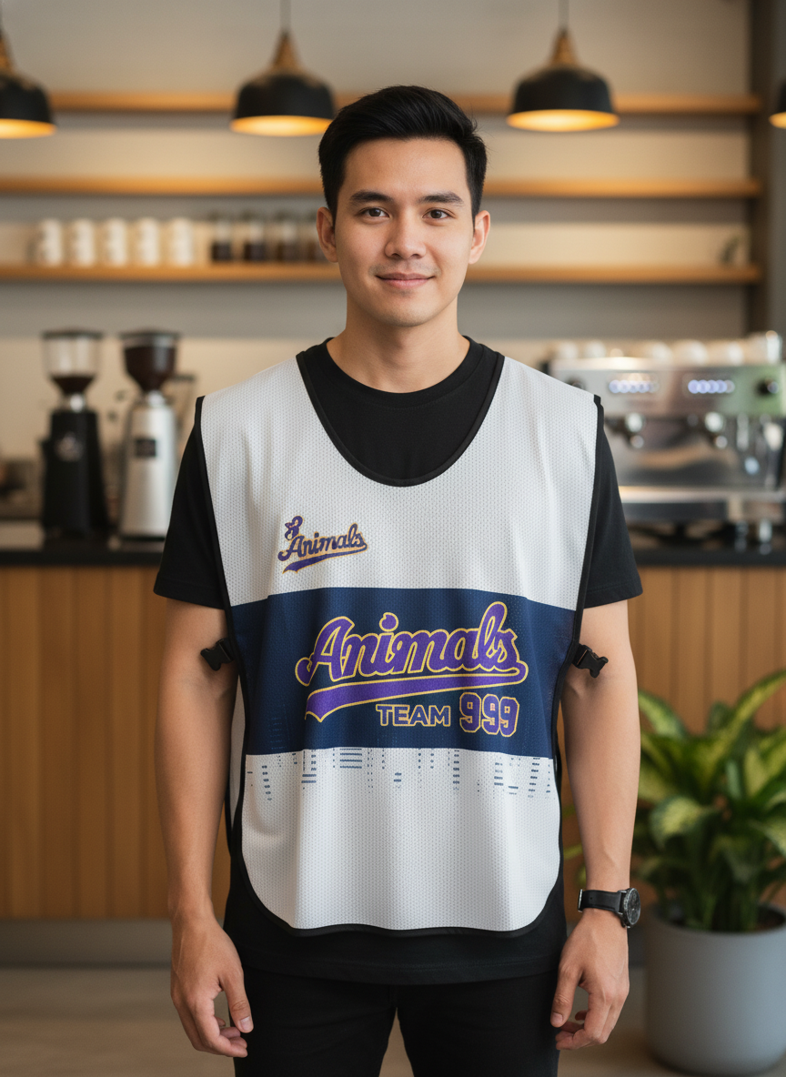 ออกแบบเสื้อกั๊ก รับผลิตเสื้อกั๊ก JABEZ ด้านหน้า ออกแบบเสื้อกั๊ก รับผลิตเสื้อกั๊ก JABEZ ด้านหน้า