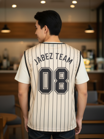 เสื้อกั๊กทีม JABEZ ลายด้านหลัง