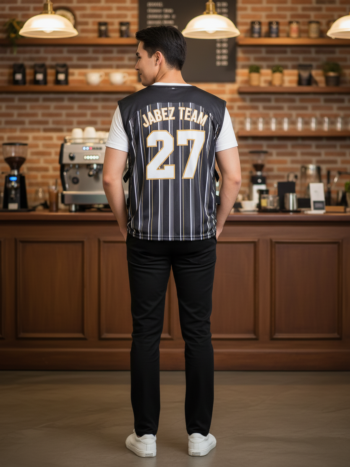 เสื้อกั๊กทีม JABEZ ลายด้านหลัง