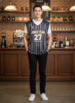 ออกแบบเสื้อกั๊ก รับผลิตเสื้อกั๊ก JABEZ ด้านหน้า