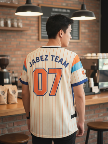 เสื้อกั๊กทีม JABEZ ลายด้านหลัง