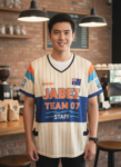 ออกแบบเสื้อกั๊ก รับผลิตเสื้อกั๊ก JABEZ ด้านหน้า