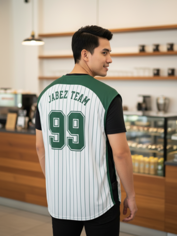 เสื้อกั๊กทีม JABEZ ลายด้านหลัง