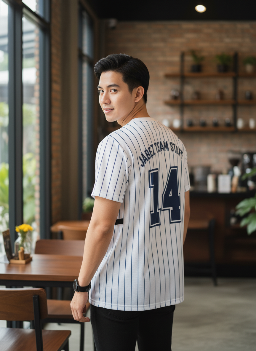 เสื้อกั๊กทีม JABEZ ลายด้านหลัง เสื้อกั๊กทีม JABEZ ลายด้านหลัง