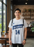 ออกแบบเสื้อกั๊ก รับผลิตเสื้อกั๊ก JABEZ ด้านหน้า