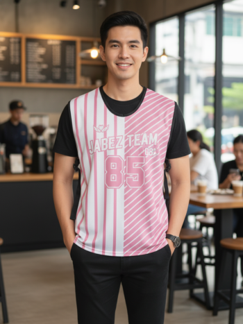 ออกแบบเสื้อกั๊ก รับผลิตเสื้อกั๊ก JABEZ ด้านหน้า