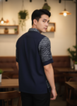 ออกแบบเสื้อทีมผ้าไทย รับผลิตเสื้อทีมผ้าไทย ทรงฮาวาย ด้านหน้า
