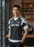 ออกแบบเสื้อกั๊ก รับผลิตเสื้อกั๊ก JABEZ ด้านหน้า