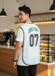 ออกแบบเสื้อกั๊ก รับผลิตเสื้อกั๊ก JABEZ ด้านหน้า