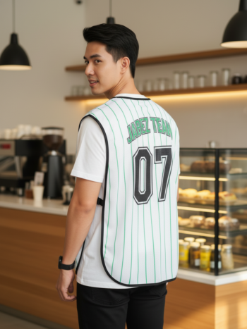 เสื้อกั๊กทีม JABEZ ลายด้านหลัง