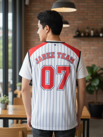 เสื้อกั๊กทีม JABEZ ลายด้านหลัง
