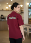 ออกแบบเสื้อทีมผ้าไทย รับผลิตเสื้อทีมผ้าไทย ทรงฮาวาย ด้านหน้า