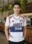 ออกแบบเสื้อกั๊ก รับผลิตเสื้อกั๊ก JABEZ ด้านหน้า