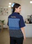 ออกแบบเสื้อทีมผ้าไทย รับผลิตเสื้อทีมผ้าไทย ทรงฮาวาย ด้านหน้า