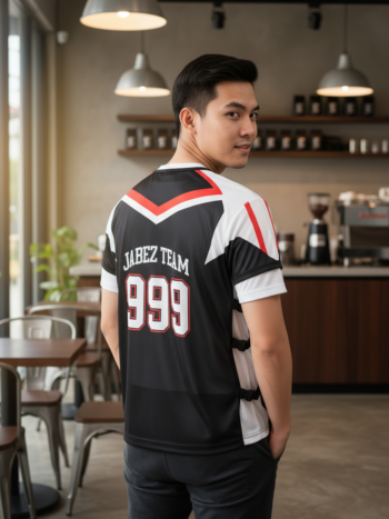 เสื้อกั๊กทีม JABEZ ลายด้านหลัง