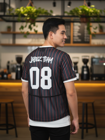 เสื้อกั๊กทีม JABEZ ลายด้านหลัง